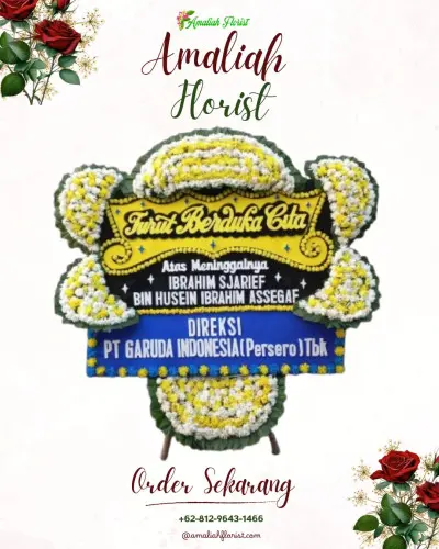 Papan Bunga Duka di Cipendawa